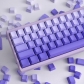 Gradient Snow Cyan Full PBT Dip-dye Keycaps Set Doubleshot Backlit OEM Profile for Cherry MX Mechanical Keyboard